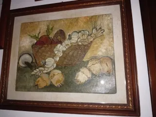 Olio su tela natura morta