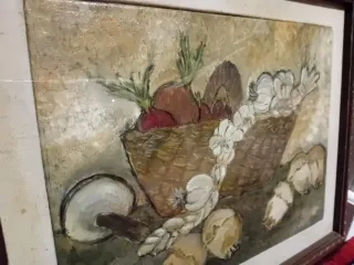 Olio su tela natura morta