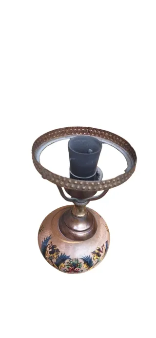 Tris di lumi decorati vintage