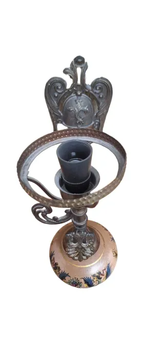 Tris di lumi decorati vintage