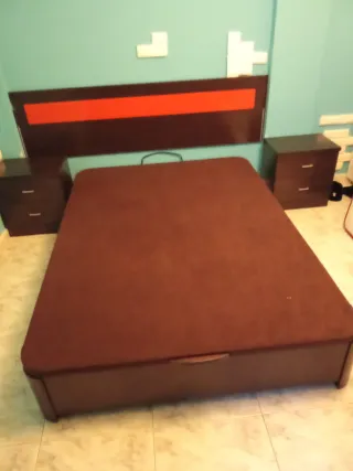 Cama Matrimonio con Colchón Incluido cabecero