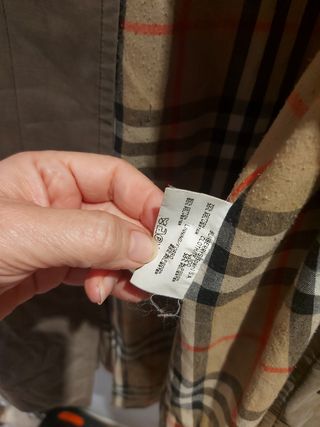 Abrigo Burberry Marrón Talla L