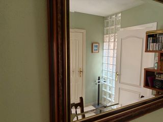 Espejo Clásico Marrón y Dorado