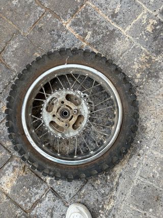 Rueda Pit Bike con Llanta y Disco