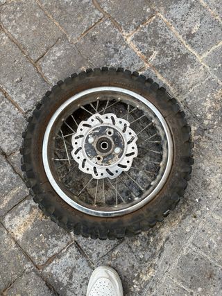 Rueda Pit Bike con Llanta y Disco