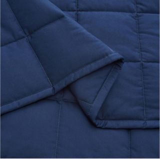 Manta pesada infantil azul marino