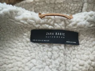 Abrigo de borrego y ante patchwork