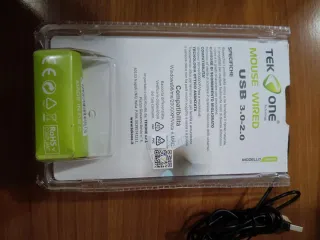 Mouse USB Tek One Nero