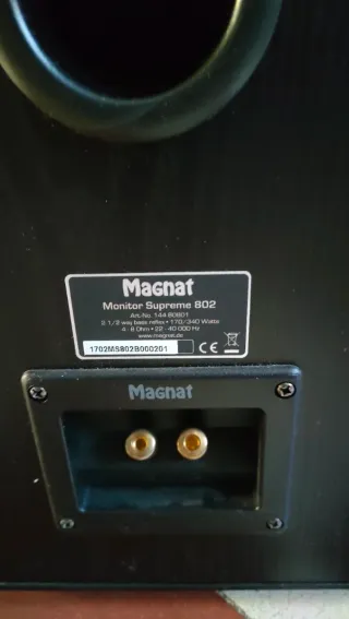 Altavoces Magnat Monitor Supreme 802 Negros