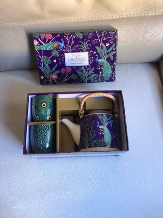 Set Tè Ceramica e Bambù