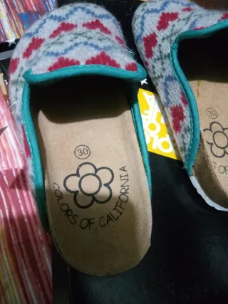 Pantofole anatomiche bimbi Colors of California