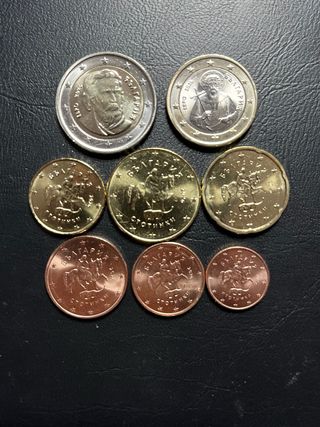 Serie 8 monedas euro Bulgaria 2026