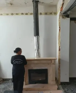 Instalación estufas de pellet y leña