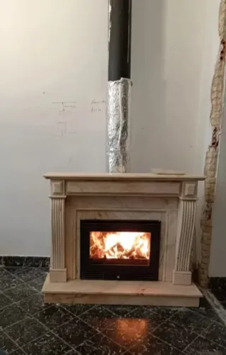 Instalación estufas de pellet y leña