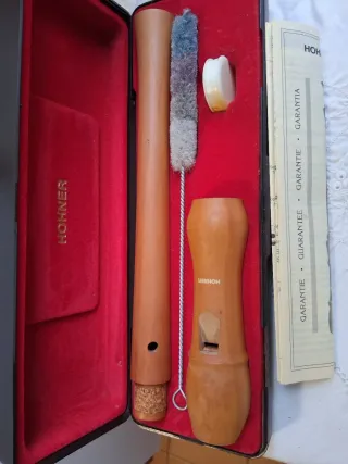 Flauta Hohner Alemana Madera Caja Original