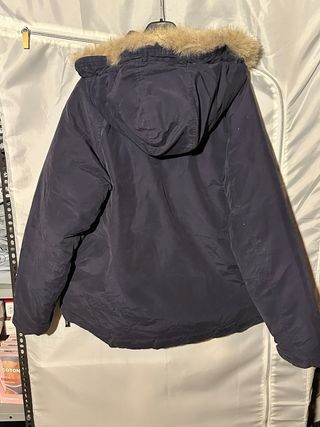 Giacca Woolrich uomo blu con cappuccio