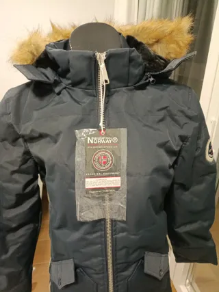 Abrigo Geographical Norway Gris Mujer