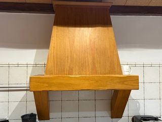 Cocina madera maciza con isla