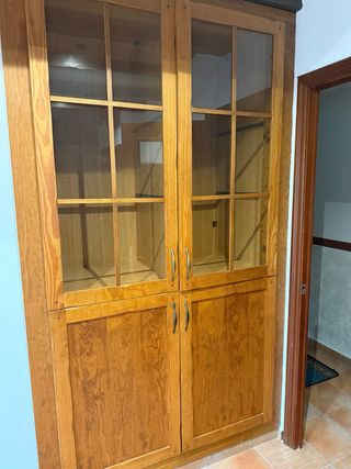 Cocina madera maciza con isla