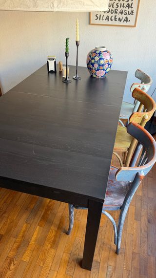 Table IKEA BJURSTA + bench