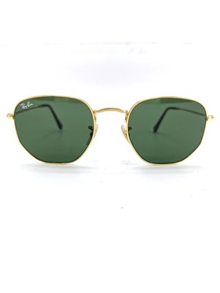 Gafas de Sol Ray-Ban Hexagonal RB3548N Oro/Verde