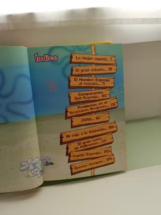 Libro"las mejores aventuras de Bob esponja