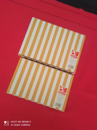 Lote 2 Cajas Rectangulares Rayas