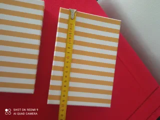 Lote 2 Cajas Rectangulares Rayas