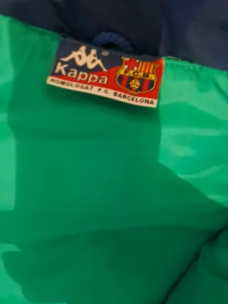 Abrigo FC Barcelona Kappa Verde