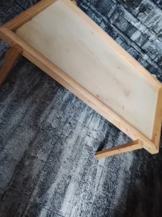 Mesa camarera madera plegable