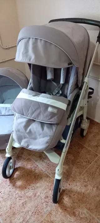 Carrito de bebé 3 piezas