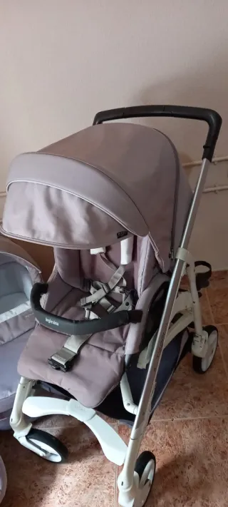 Carrito de bebé 3 piezas