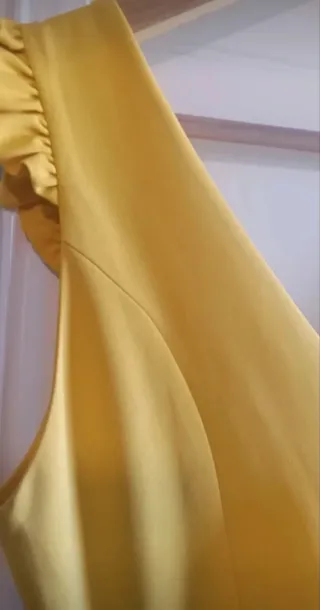 Vestido amarillo encaje Pilar talla S