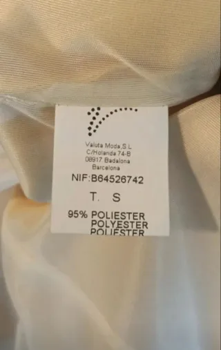 Vestido amarillo encaje Pilar talla S