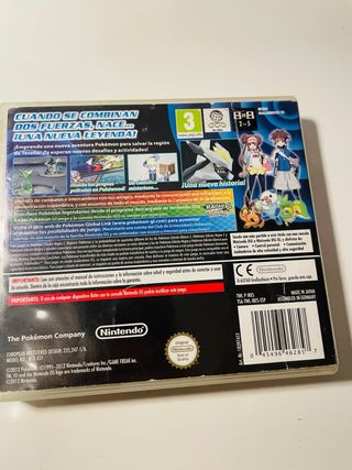 Caja Pokemon Edicion Negra 2 Nintendo DS