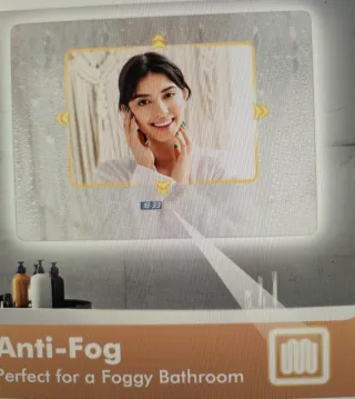 Espejo Baño LED 80x60cm