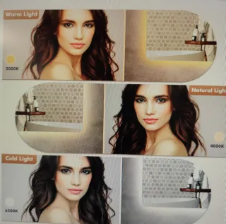 Espejo Baño LED 80x60cm