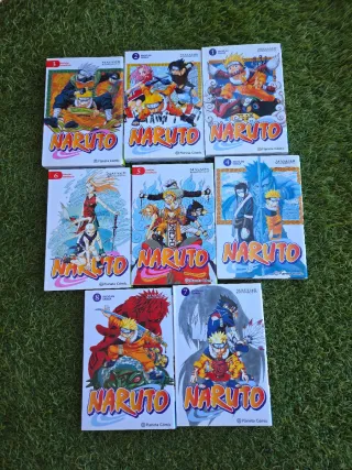 8 Comics NARUTO del num 1 al 8.