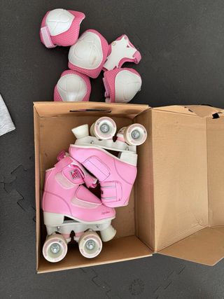 Patines 4 ruedas rosa KG Skates