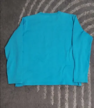 Camiseta manga larga azul verdoso