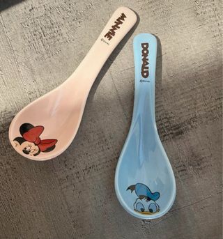 Cucharas de porcelana Disney originales