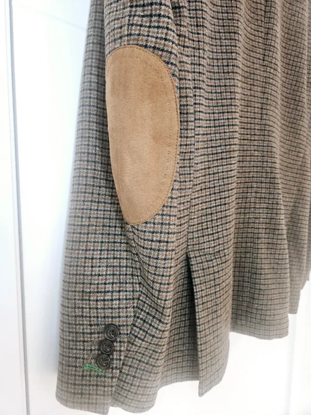 Americana cuadros con coderas