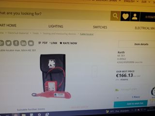 Probador de líneas y rastreador de cables