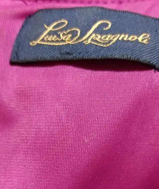 Abito fucsia Luisa Spagnoli con zip