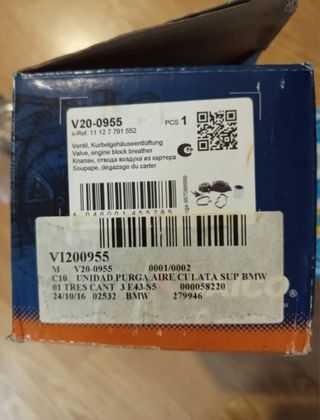 Pack Bombilla+Filtros+Válvula BMW 320D