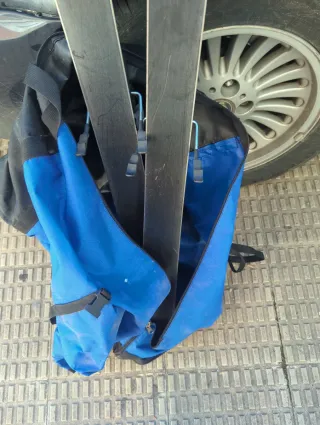 Esquís Elan con fijaciones Marker