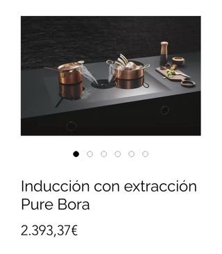 Placa de inducción Bora