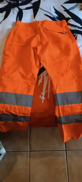 Pantaloni da lavoro arancioni