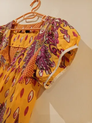 Blusa Multicolor Estampada talla mediana