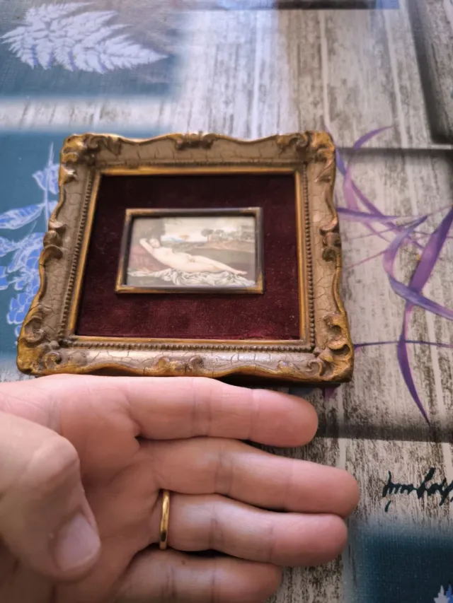 Miniatura inspirada en Giorgione